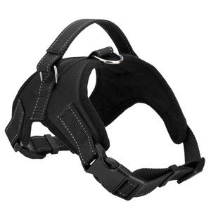 Size M / black color  dog Harness with handle